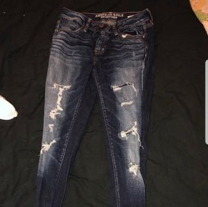 American eagle jeggings/skinny Jeans size 8